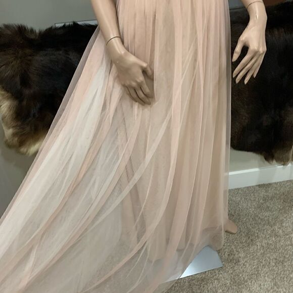 Elegant Sequined Floral Lace Double V-Neck Party Dress - Picture 12 of 14